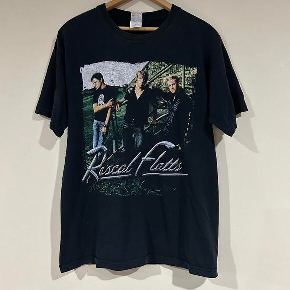 Vintage 2095 Rascal Flatts Tour Tee Shirt - Picture 1 of 7
